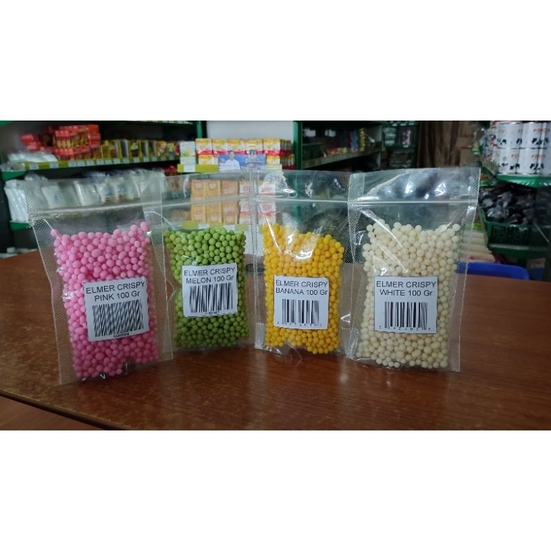 

Elmer Crispy Topping kue penghias kue choco chips repack 100g