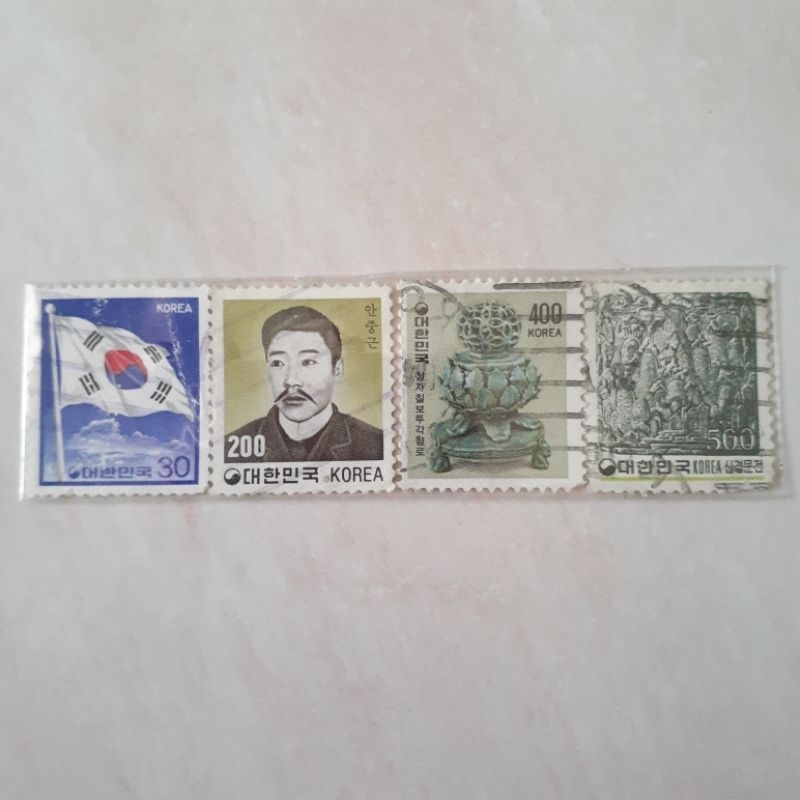

Perangko Korea Selatan Definitives (1979-82) Tahun 1980 - 1983 set 4pcs