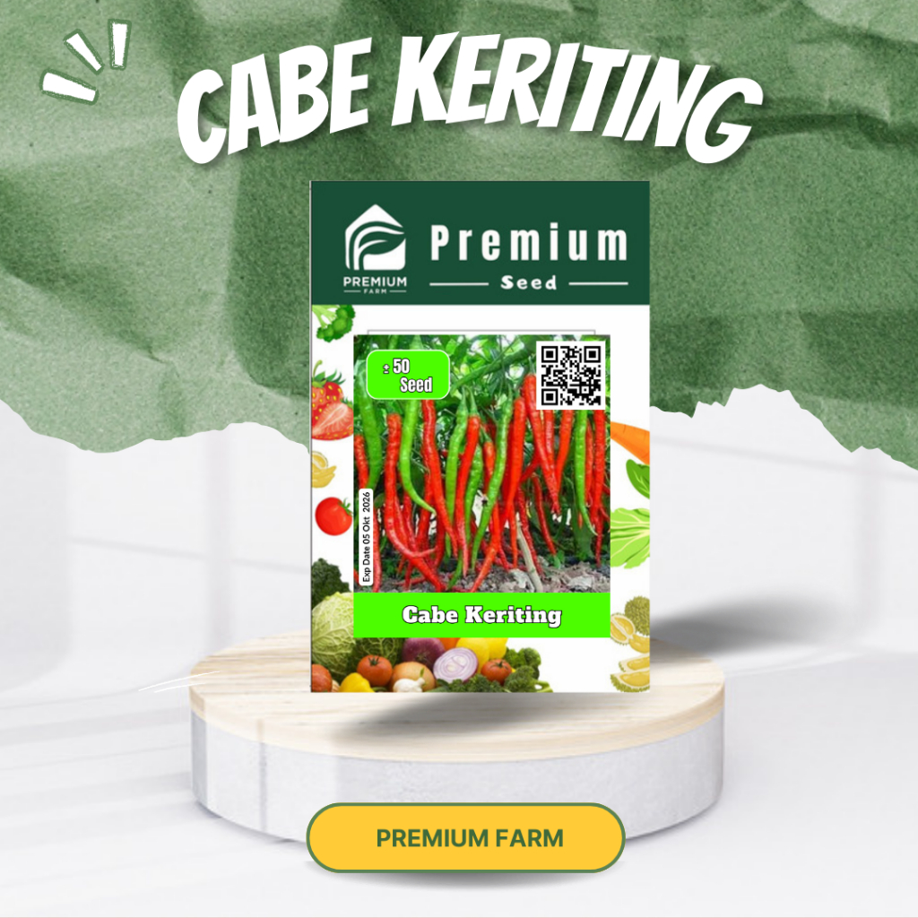 LMR Premium Farm - Benih Cabe Keriting F1 Buah Lebat Cepat Panen Tahan Penyakit