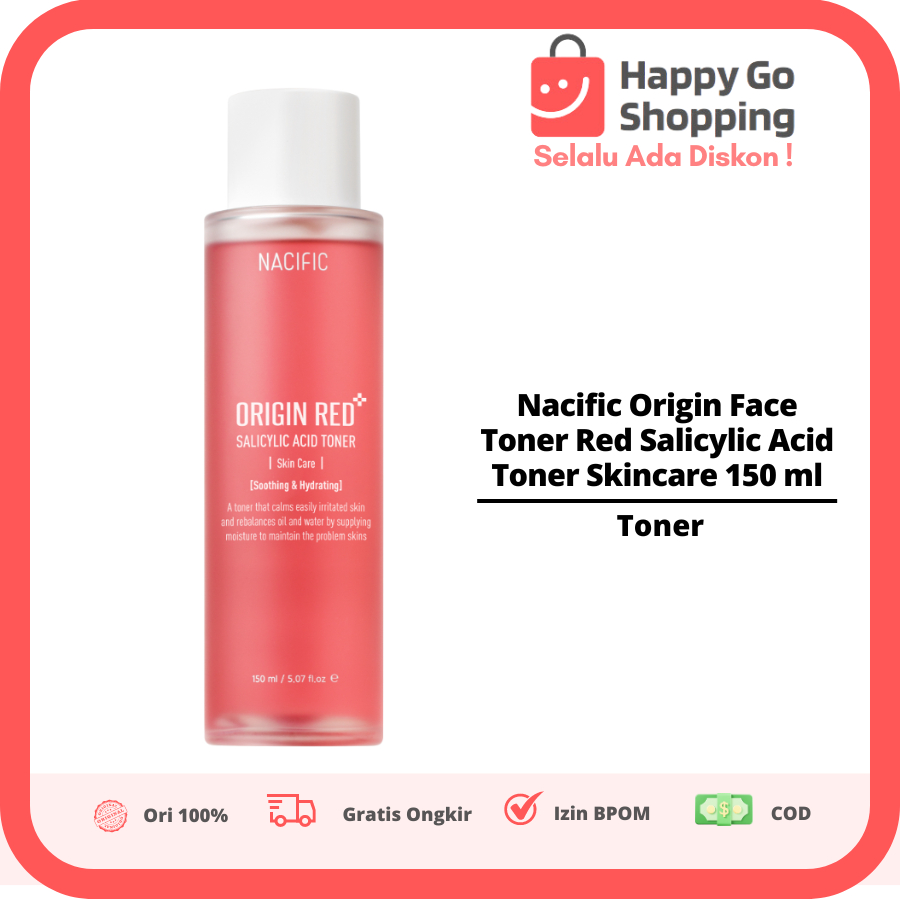 Nacific Origin Face Toner Red Salicylic Acid Toner Skincare 150 ml