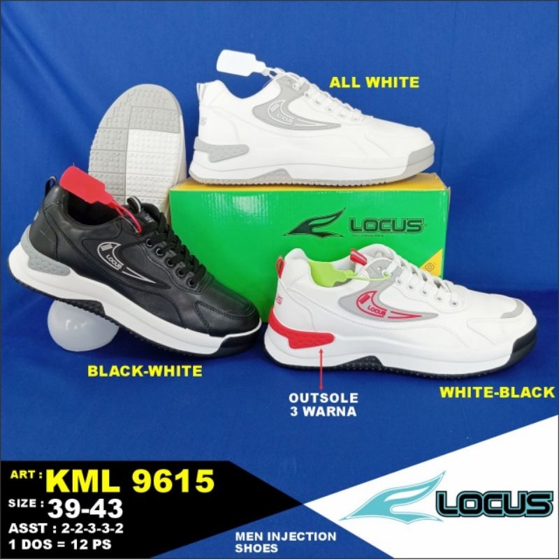 LOCUS KML9615 Sepatu Sneakers Pria Original
