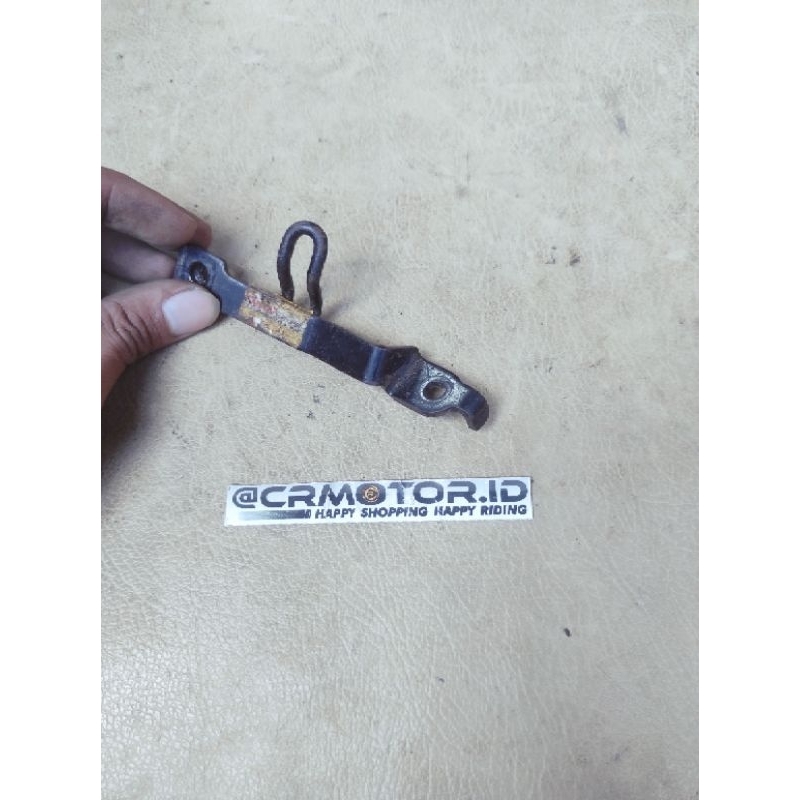 original klem kleman dudukan braket breket bracket selang master kaliper rem depan honda supra x 125
