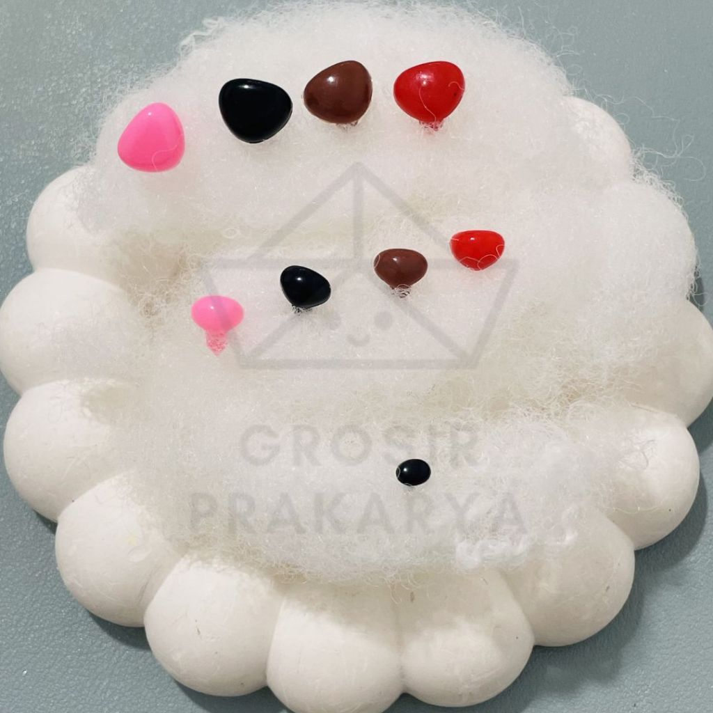 Mata Hidung Amigurumi Kecil SATUAN Aksesoris Nose Boneka Mainan Doll Bahan Plastik Beruang Bear