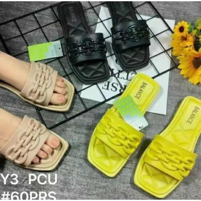 Sandal Selop Wanita Karet Jelly Balance 2301