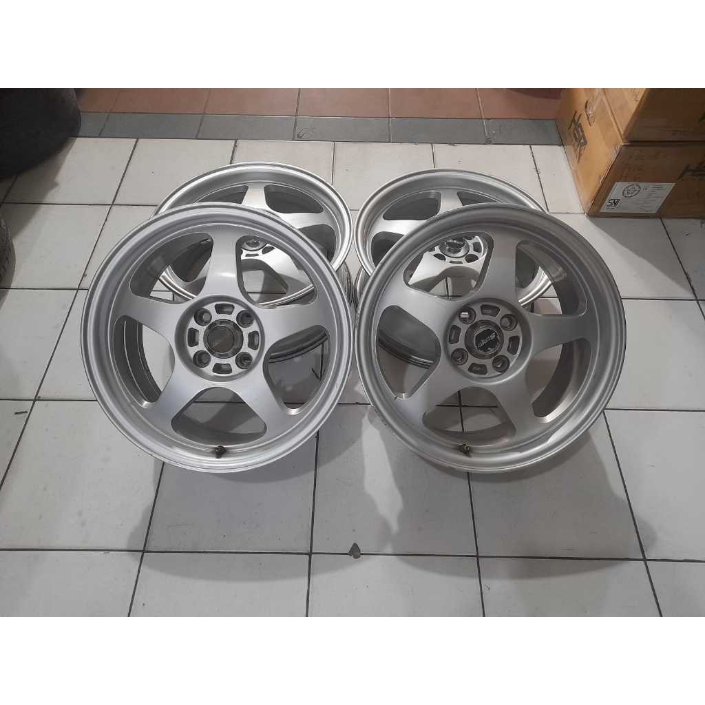 VELG SEKEN RESING SPOON RING 16X7 ET 40 PCD 4X100 VELG AJA