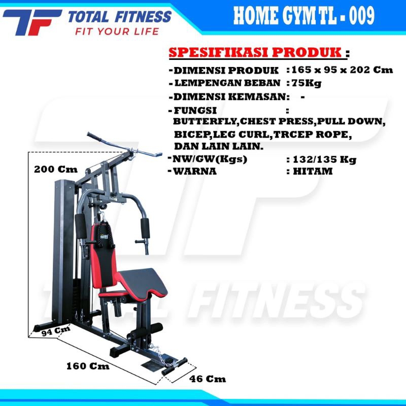 Home gym 1 Sisi Total Fitness HG009