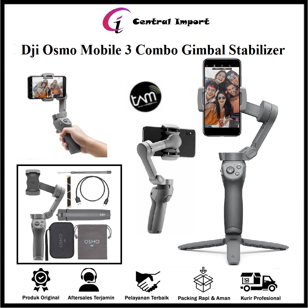 Dji Osmo Mobile 3 Combo Gimbal Stabilizer - Dji Osmo Mobile 3 New Original