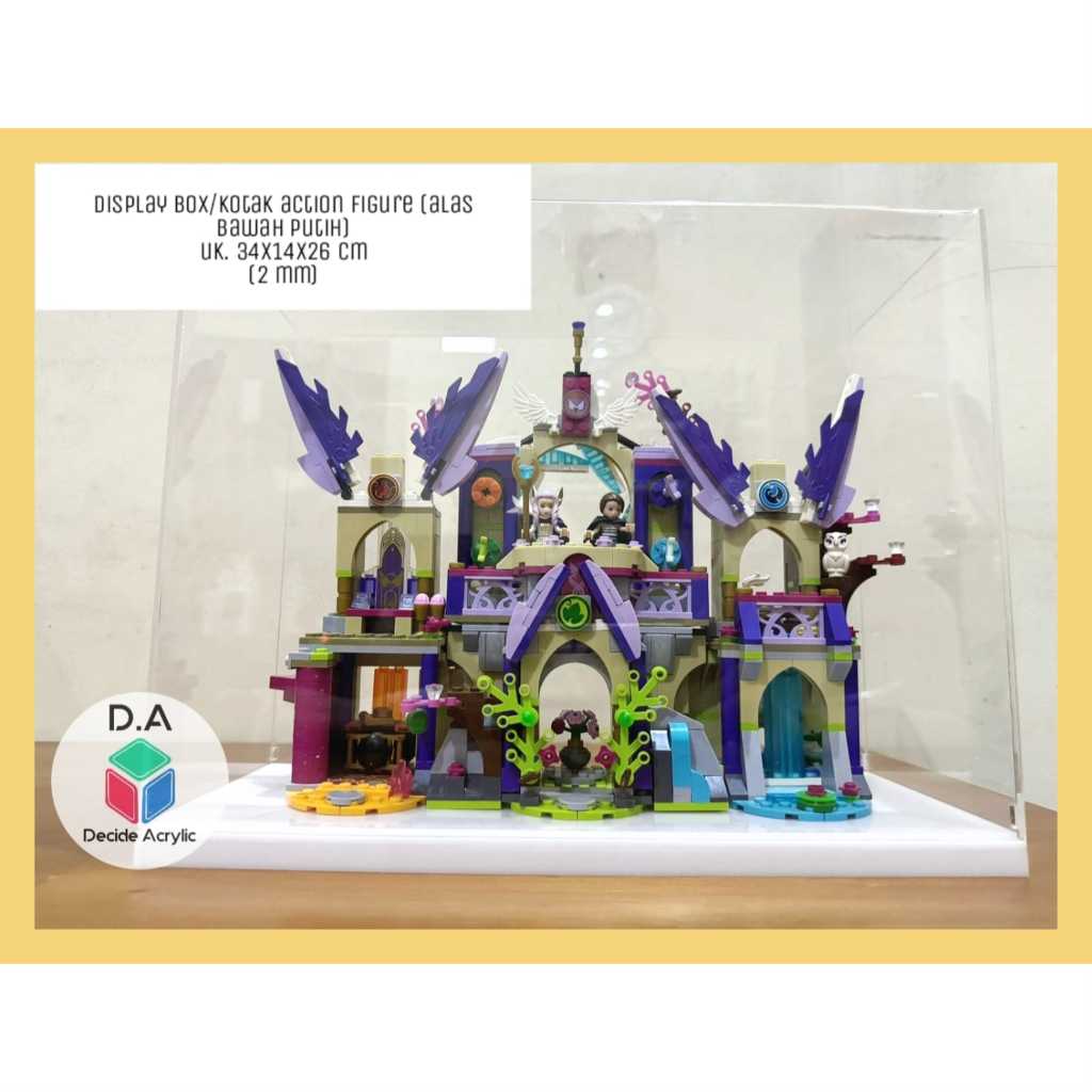 Decide Acrylic Akrilik Display Box Kotak Action Figure Miniatur Lego Diecast Doll Boneka Labubu Wott