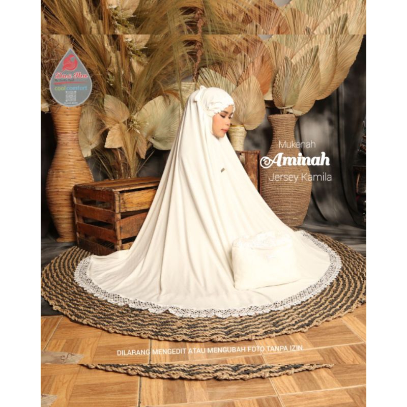 MUKENA AMINAH DOA IBU JERSEY KAMILA RENDA GALLERY CUTNYAK ACEH