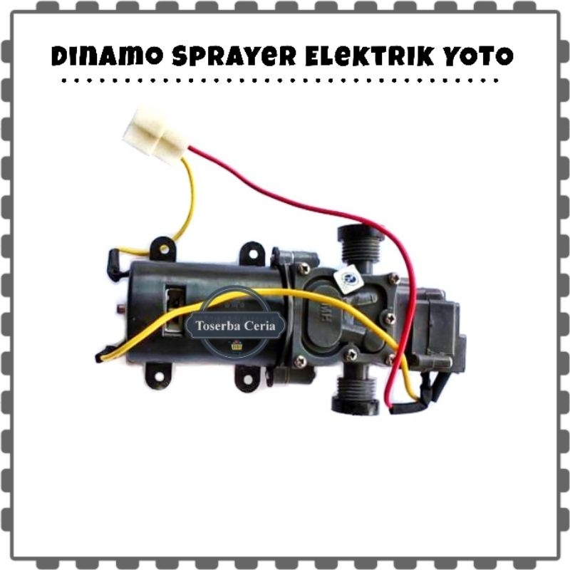 Spare part Dinamo Sprayer Elektrik Yoto Kobold Kobola