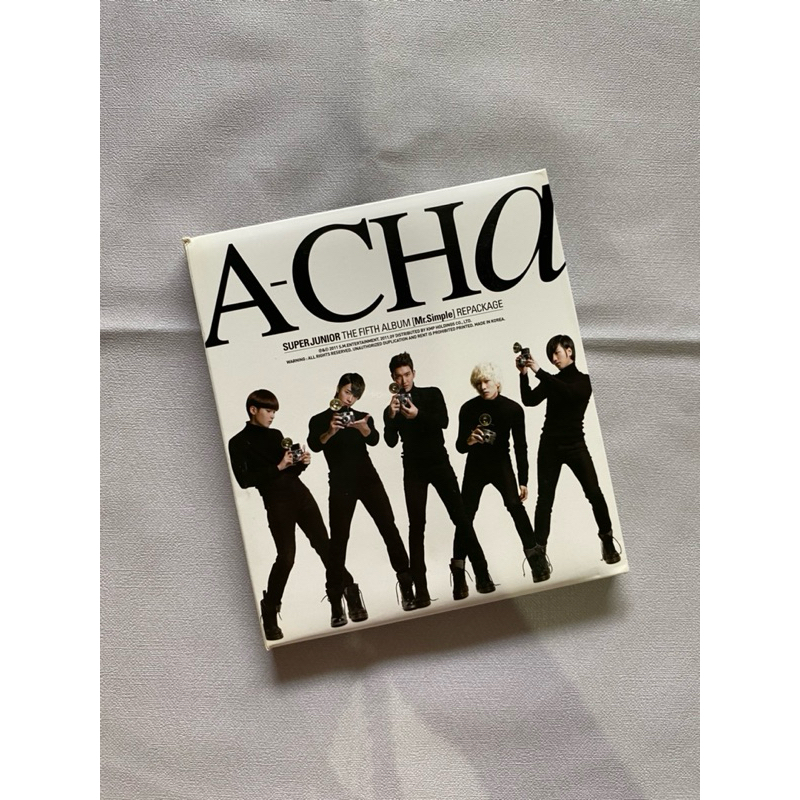 Album Super Junior Suju Acha A cha Unsealed Preloved