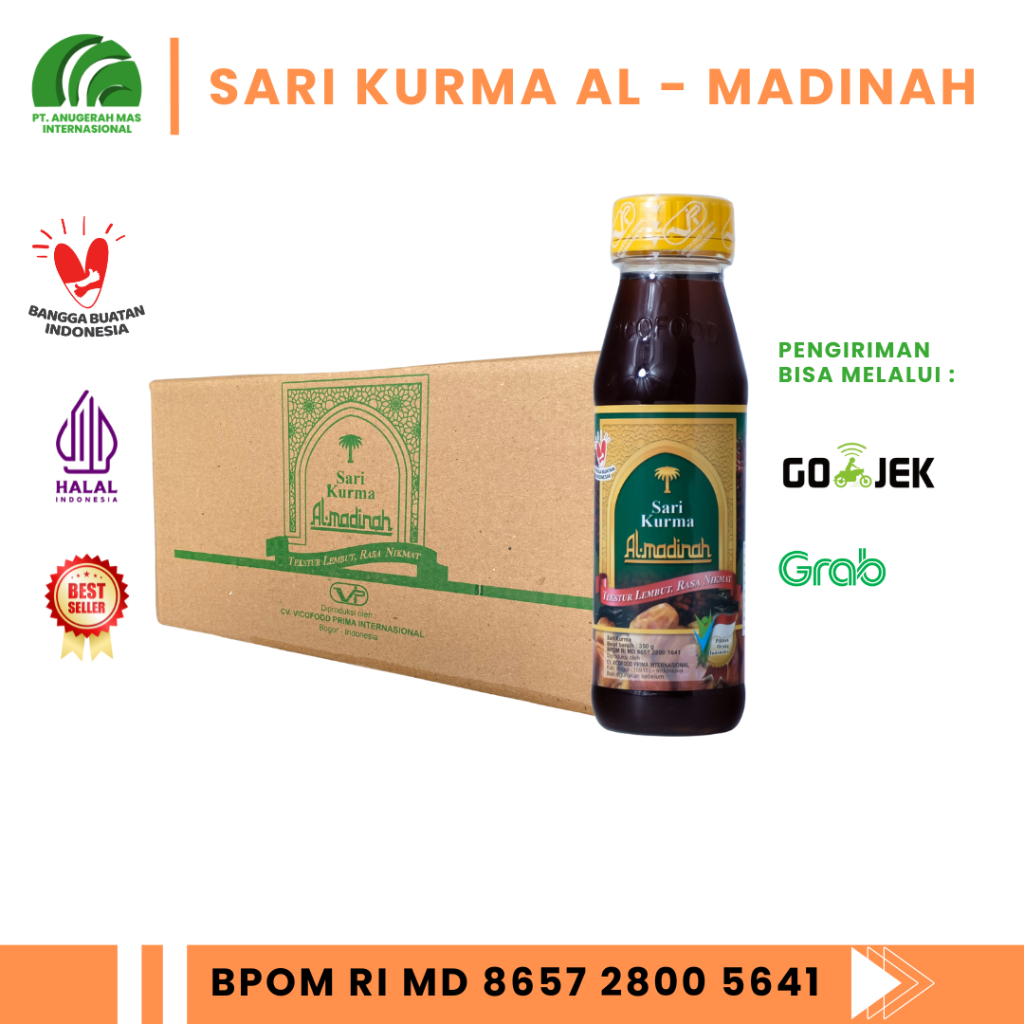 

Sari Kurma Al-Madinah | Satu Karton isi 24 Botol