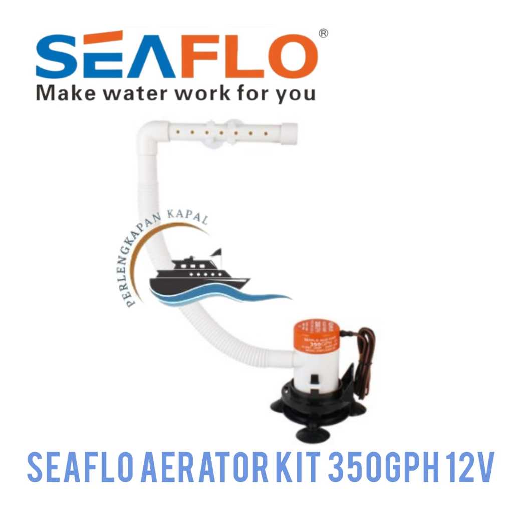 Pompa aerator Seaflo 350GPH 12V / Seaflo Aerator Kit 12 Volt / Pompa umpan hidup