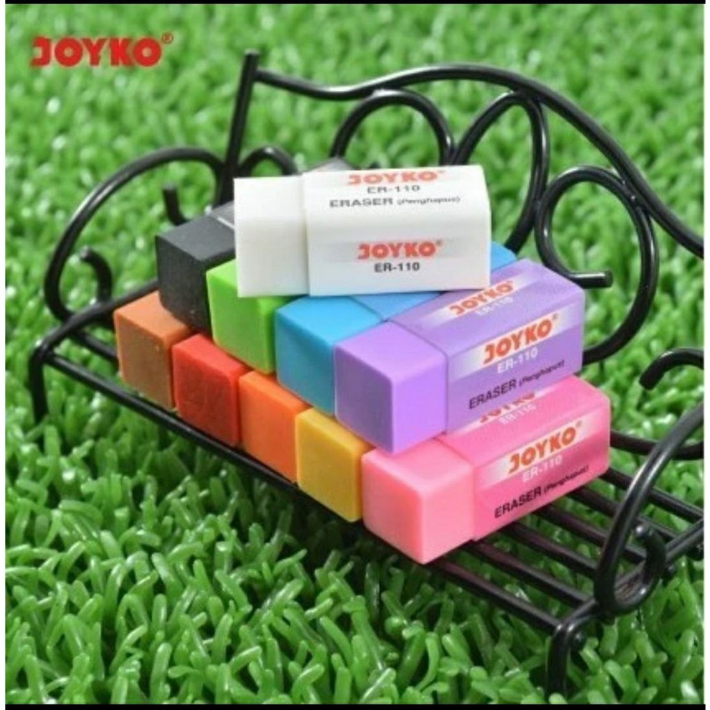 

Eraser Penghapus Pensil ER - 110 Warna Warni Kecil Murah ATK Fancy Murah - Putih
