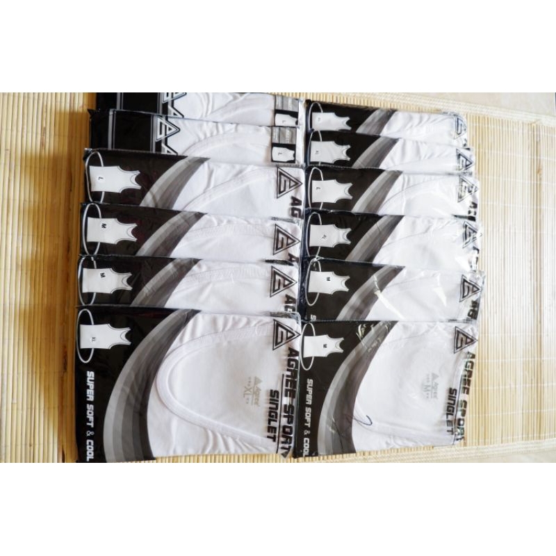 KAOS SINGLET AGREE SPORT M, L, XL