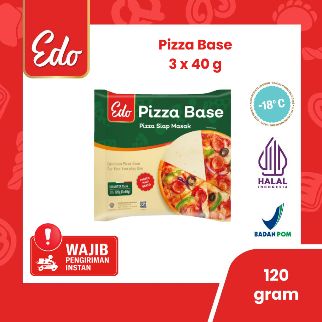 

Edo Pizza Base 120 Gr