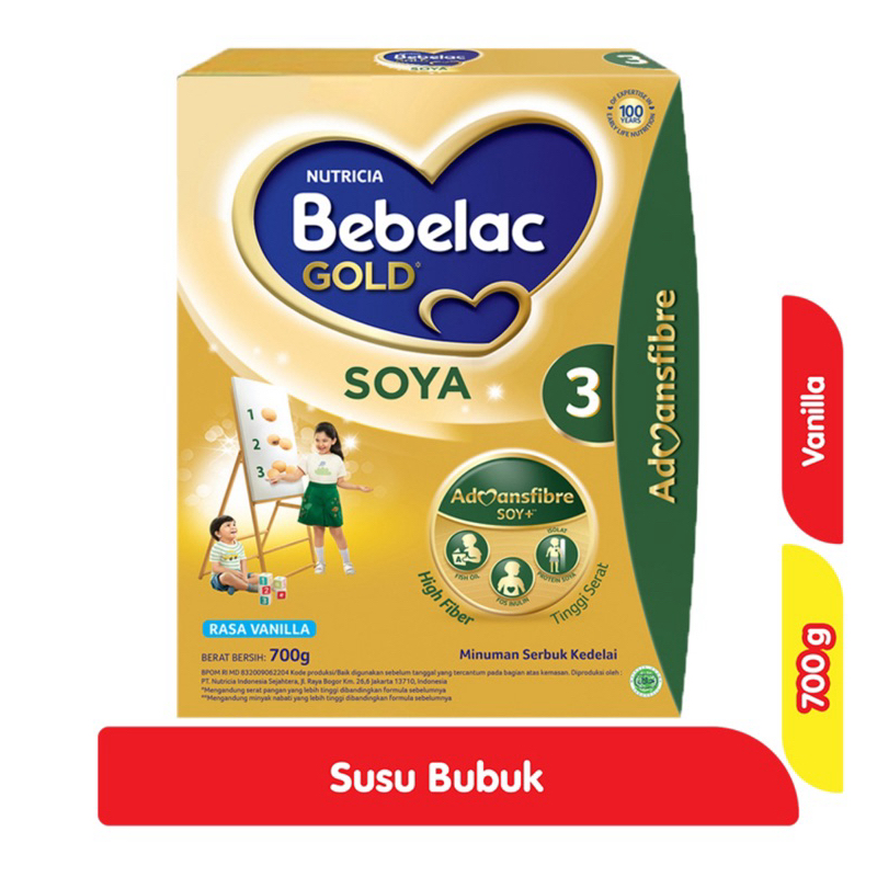 BEBELAC GOLD SOYA 3 susu bubuk 700gr
