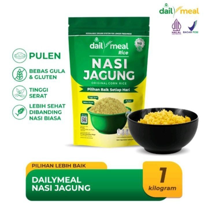 

Sego Nasi Jagung 1kg Dailymeal Nasi Jagung