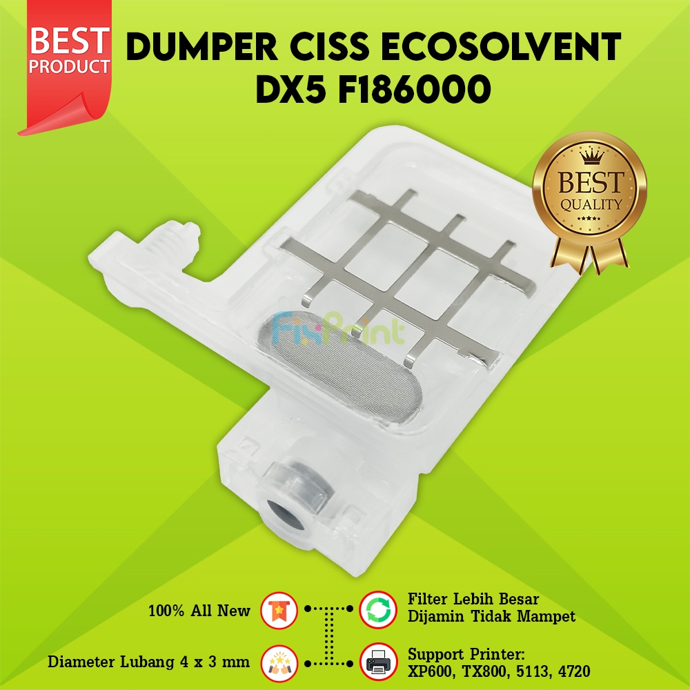 DAMPER DTG DTF DX5 EPSON L1800 1390 L800 L805 CARTRIDGE TINTA EPSON L1300 L1800