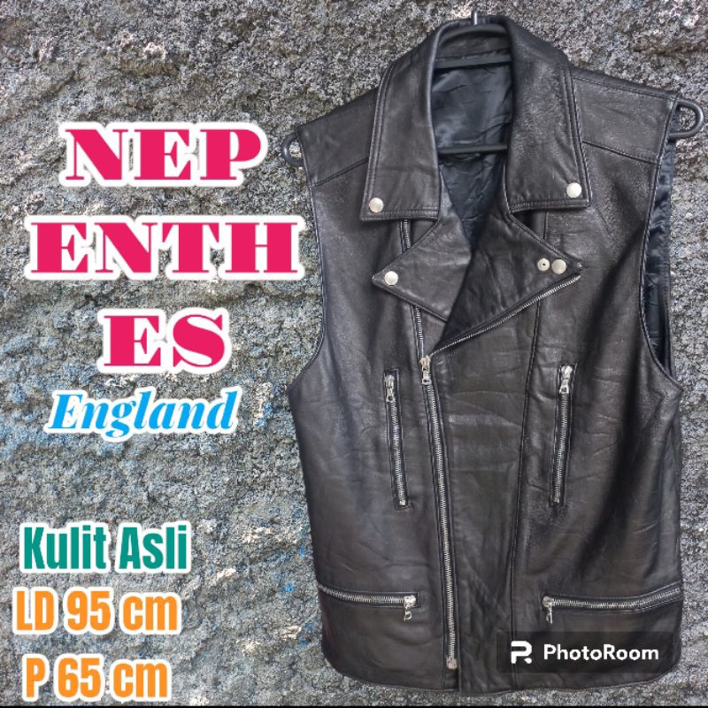 ROMPI VEST KULIT RAMONES DK dobel kerah ENGLAND