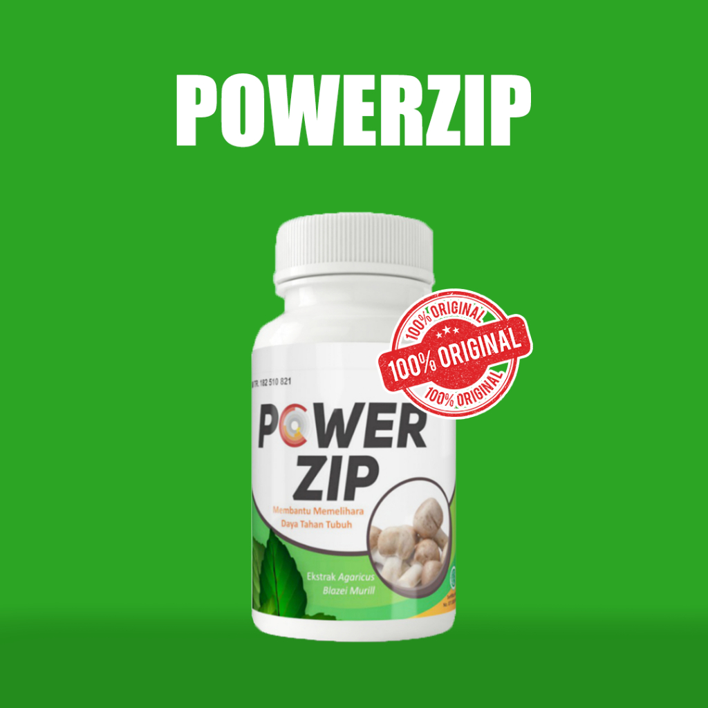 Power Zip Original isi 30 dan 60 Kaplet Asli Obat Herbal (Distributor Resmi Jatim)