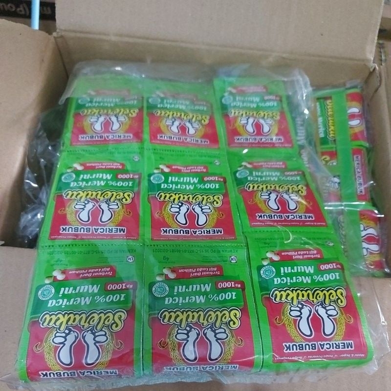 

merica bubuk (Jatim isi(6x12 sachet) x4 Bks =288 pcs /dos