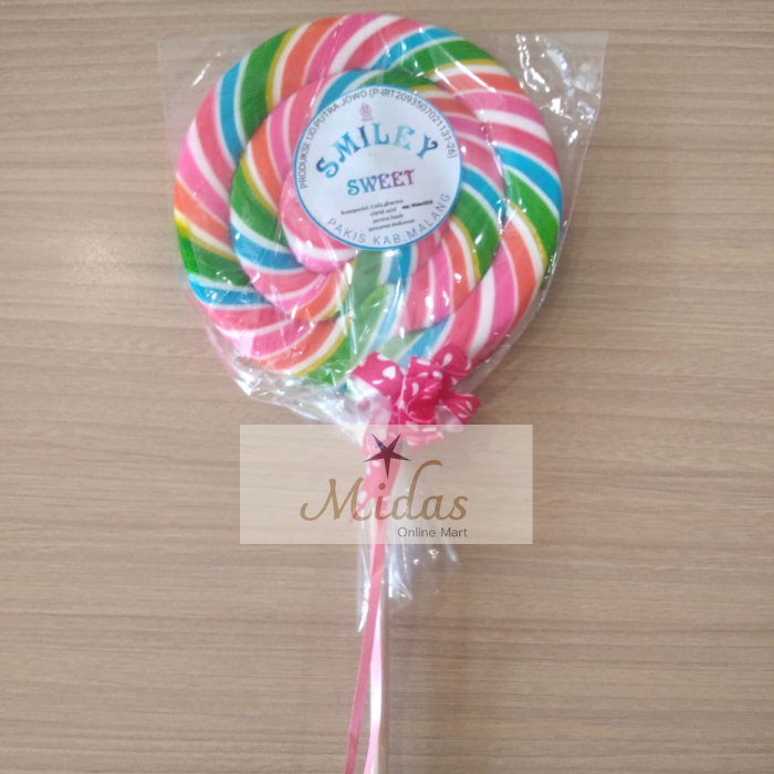 

Permen Lolipop Smiley Sweet Warna Warni 12 CM