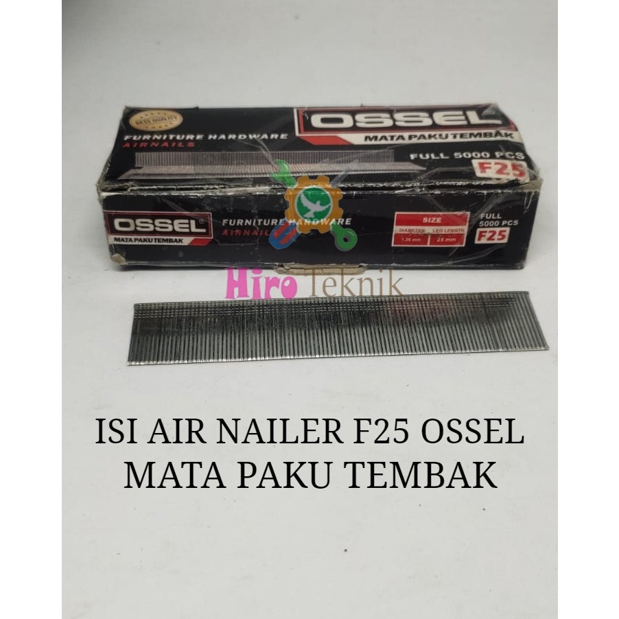 

ISI AIR NAILER / MATA PAKU TEMBAK OSSEL F20 / F25