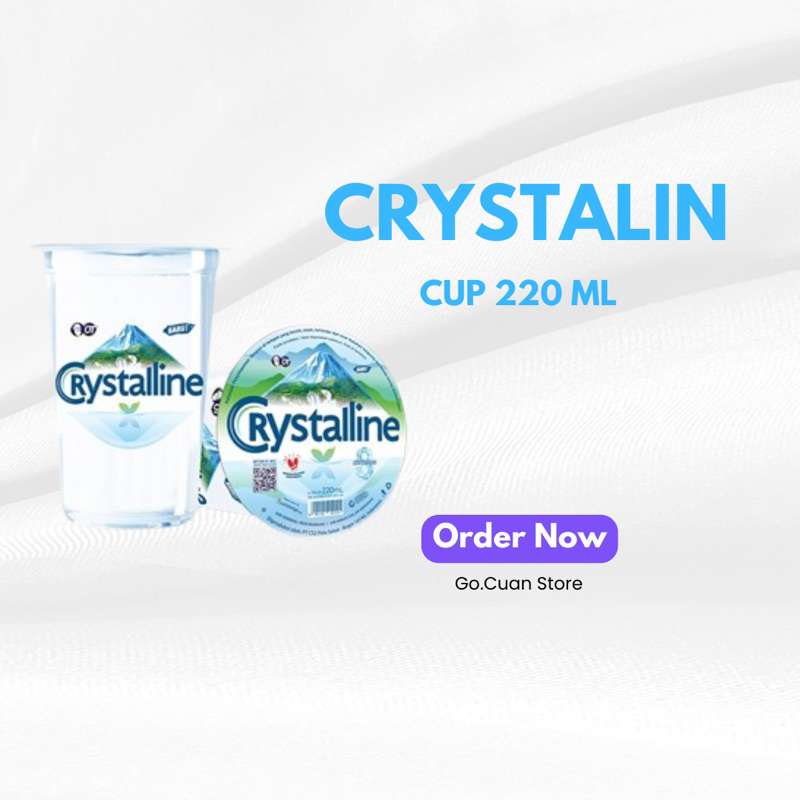 

CRYSTALIN GELAS 200ml KARTON