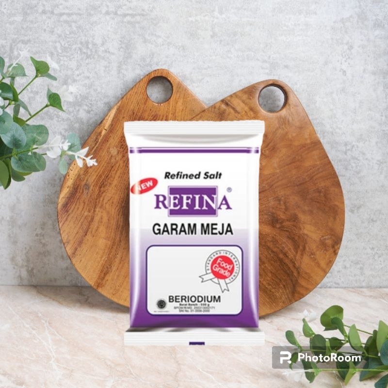 

[TERMURAH]REFINA GARAM MEJA BERYODIUM 250g