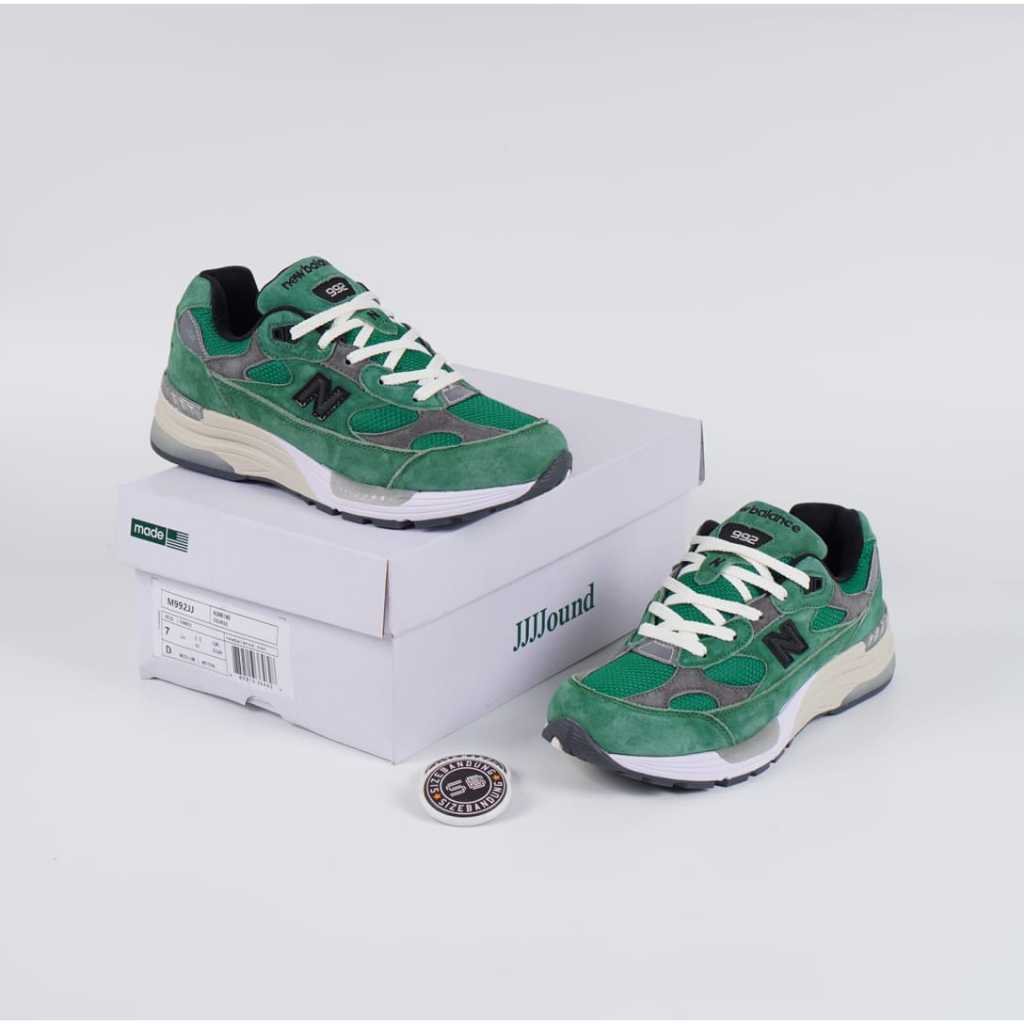 Sepatu New Balance X Jjjound 992 Green