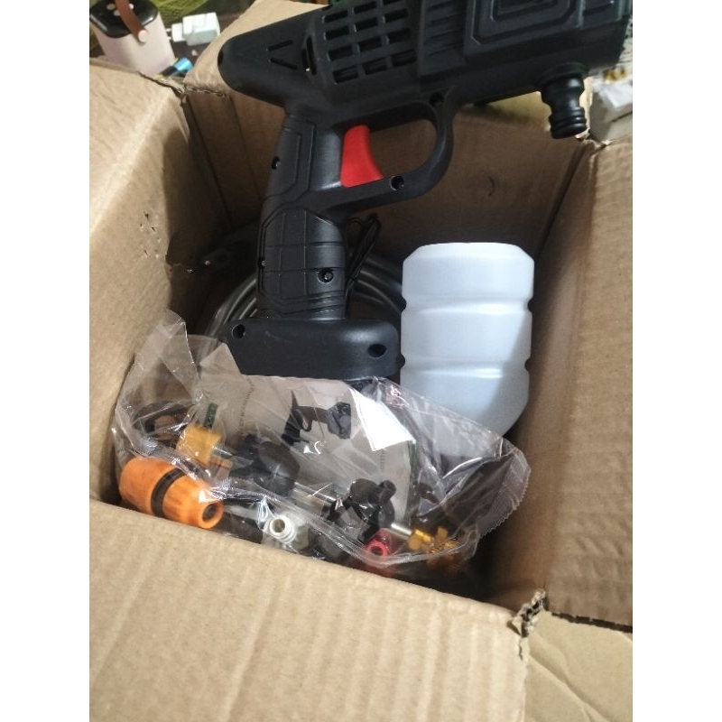 alat cuci motor sudah update baterai