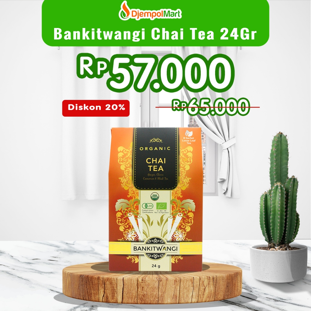 

Teh Organik || Tea Blend Teh Campur ( Bankitwangi Chai Tea ) 24 gr