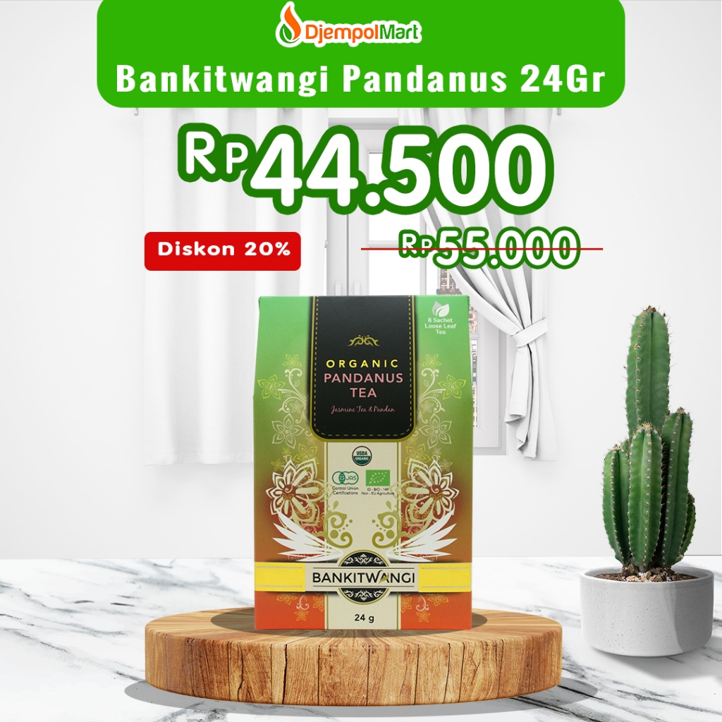 

Bankitwangi teh campur organik - teh pandanus 24 gram - tea pandanus