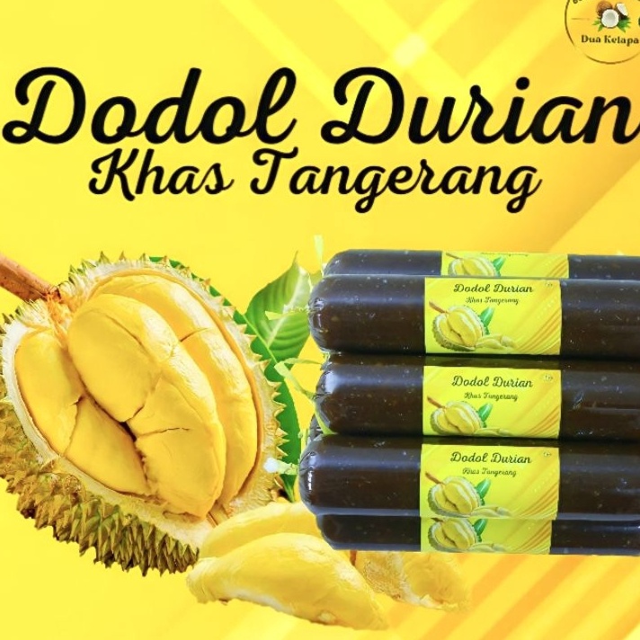 

DiSkon Dodol Durian 2gr Khas Tangerang Fresh Harum Legit