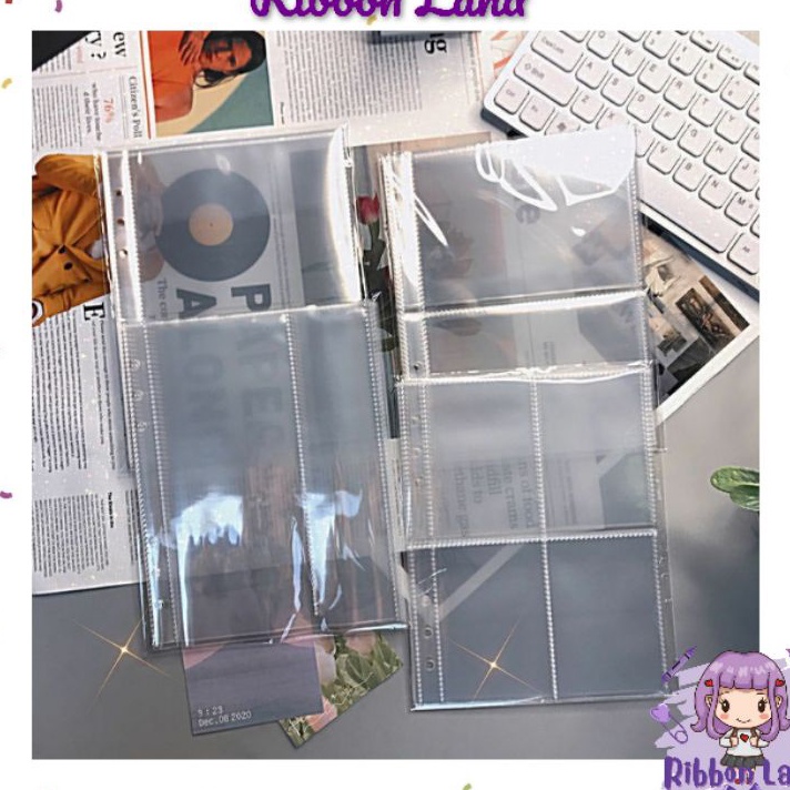 

PALING AMPUH Sleeve A5 1 lembar 6Ring Double Side 2 Sisi Binder Diary Notebook