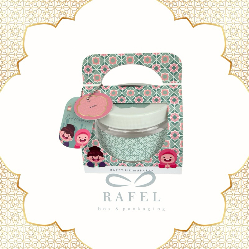 

10 Set Box Jinjing Hanan Toples 400 ml 600 ml Dus Idul Fitri