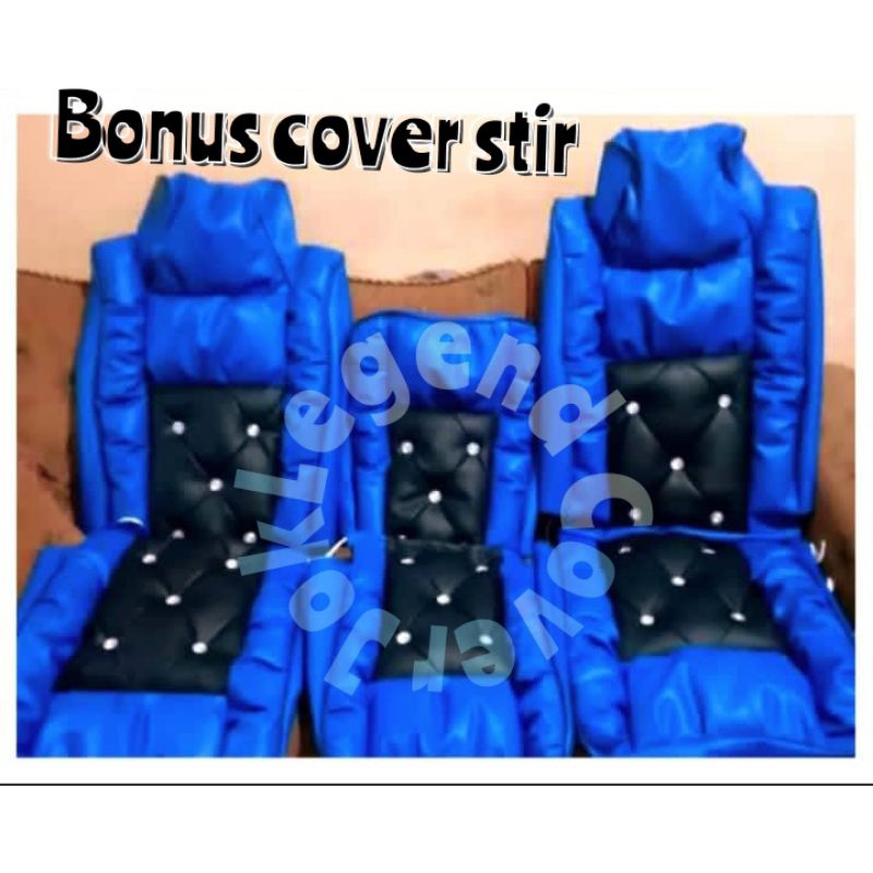 sarung jok mobil truk Hino lohan 500 model sofa kancing-sarung jok mobil truk Hino lohan 500-cover j