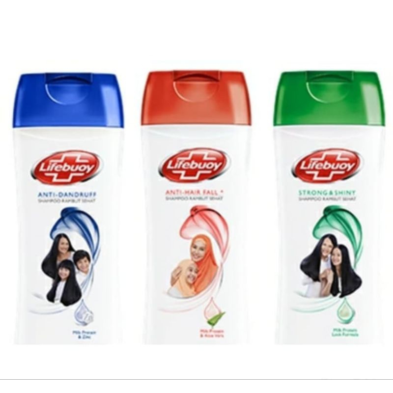 Lifebuoy Shampoo Biru / MErah / Hijau Botol Kecil 70 ml
