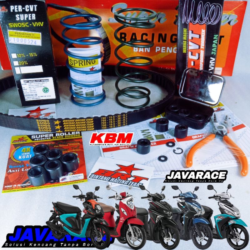 Paket Kirian BRT Mio M3 Mio Z S 125 Xride Soul GT Fino Fi Grande 2PH 2Sx