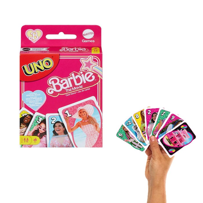UNO Barbie The Movie Card Games Board Game