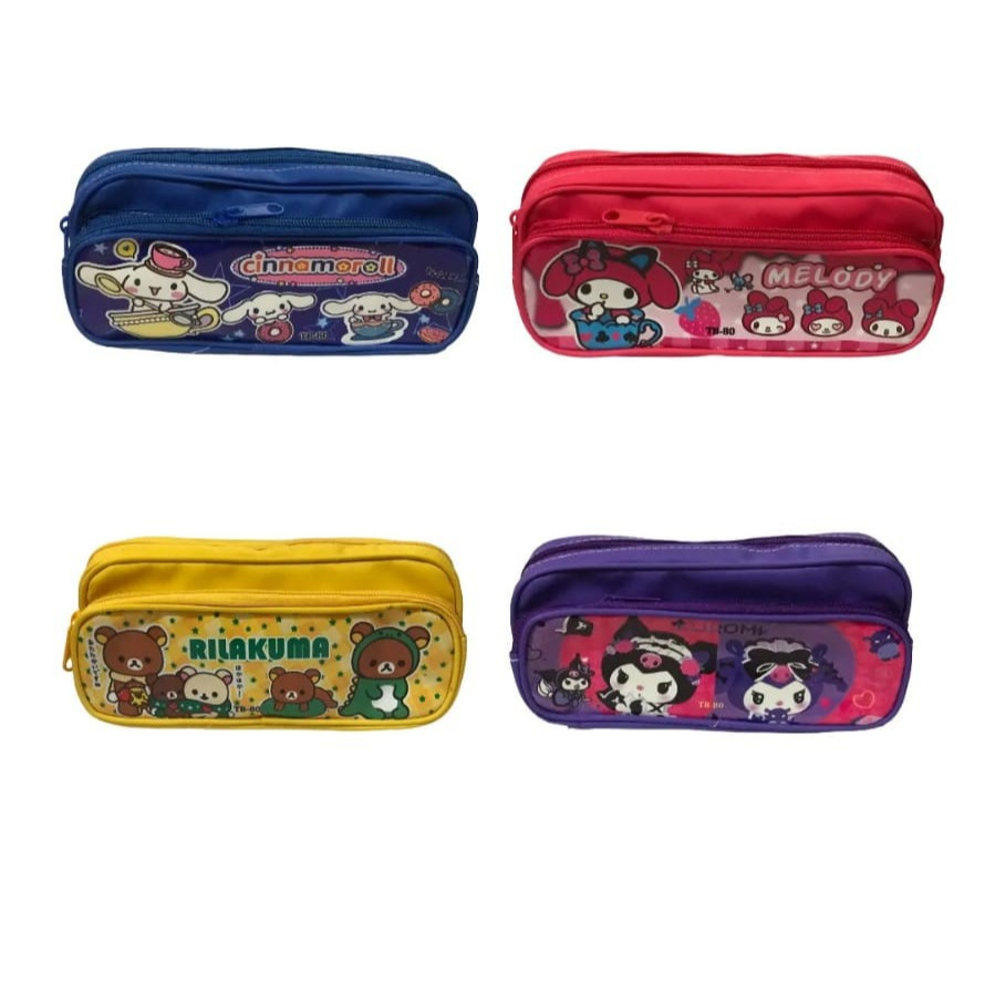 

Tempat Pensil Pen Case Kain Sleting Gambar Lucu Murah