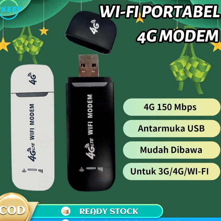 NEW VARIAN Ready Stock Modem WIFI 4g All Operator 15 Mbps Modem Mifi 4G LTE Modem WIFI Travel USB Mobile WIFI Support 1 Devices COD