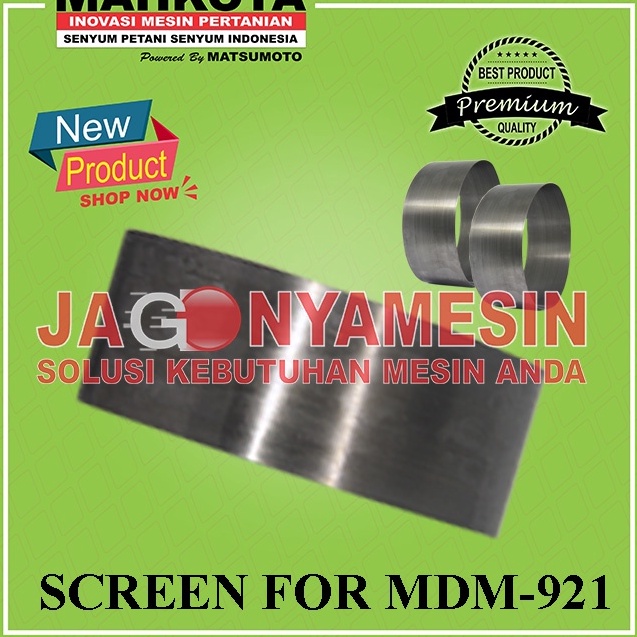 Beli Sekarang Hemat Besar MAHKOTA SARINGAN SCREEN FOR MESIN GILING PENEPUNG MDM 921