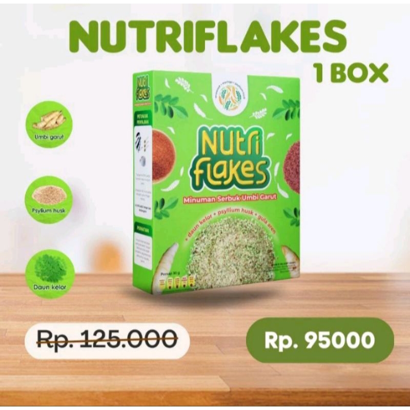 

Temukan Cereal Nutriflakes - Original Sereal Umbi Garut Solusi Atasi Asam Lambung Maag Kronis Gerd Suplemen Makanan Diet Isi 280gr