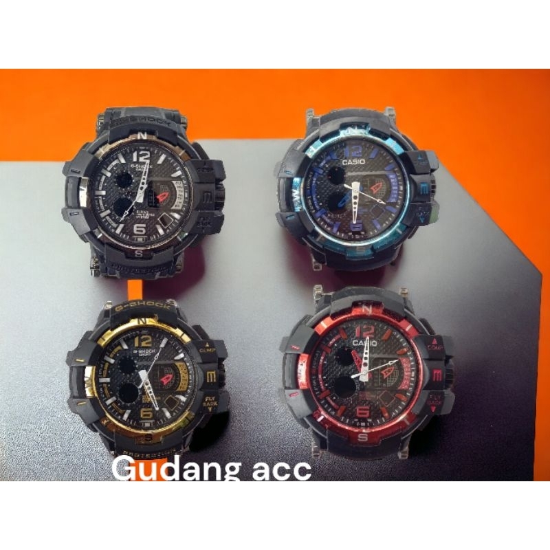 Jam tangan g_shok GLOBAL POSITIONING casio dual time hanya kepala
