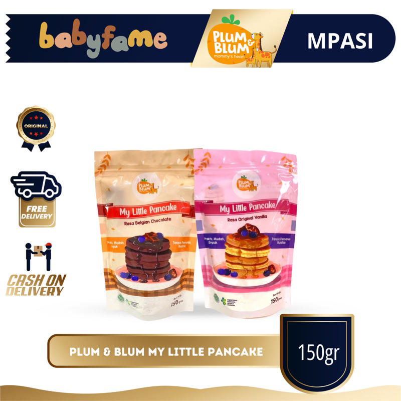 

PLUM & BLUM PANCAKE PERTAMA KU | 150GR | SNACK MPASI
