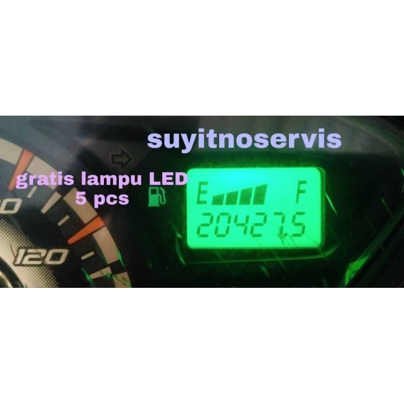 lcd speedometer Supra X 125 karisma