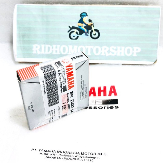 RING PISTON RING SEHER 2PH-E1603-10 YAMAHA MIO M3 FINO MIO Z MIO S ORIGINAL YAMAHA ASLI BARU