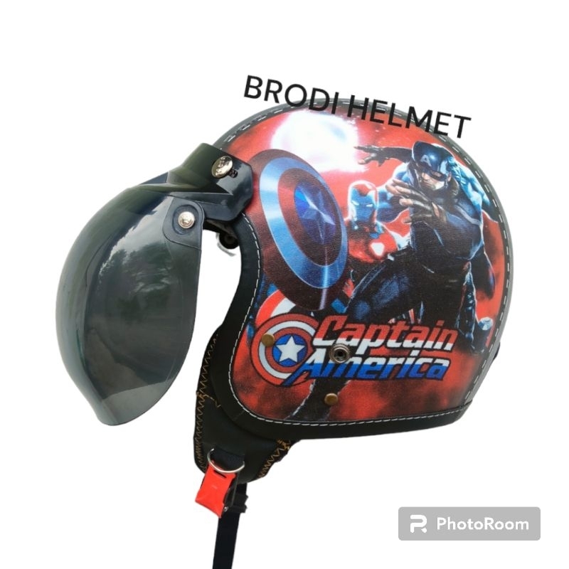 LIMITIT EDITION HELM RETRO JUNIOR/ BOGO HELM SAFETY BISA CODbogo anak/bogo junior/bogo safety junior